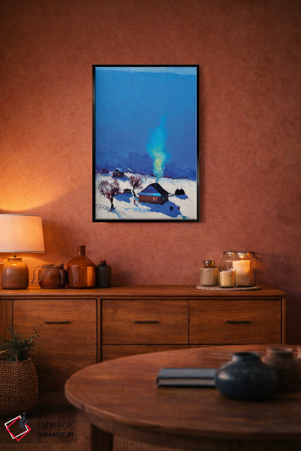 تابلو دکوراتیو فوریه در کوه های کارپات اثر اندریی کووالیک - D6B