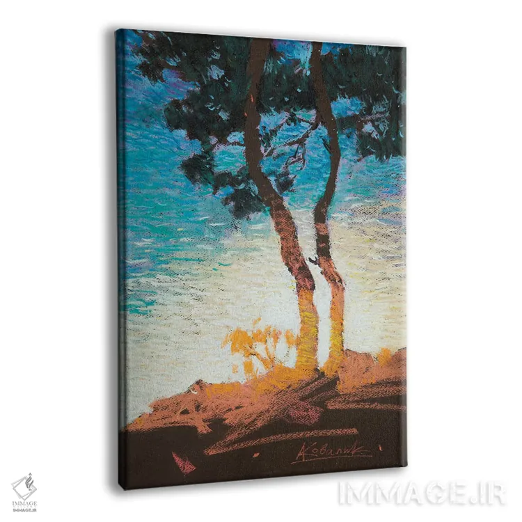 تابلو انتزاعی طرح آفتابی در ترکیه اثر اندریی کووالیک - نمای پرسپکتیو محصول