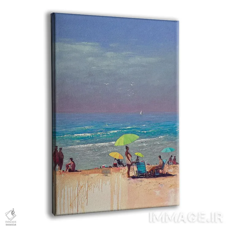 تابلو دکوراتیو خاطرات تابستانی از تعطیلات در جنوب اسپانیا اثر اندریی کووالیک - نمای پرسپکتیو محصول