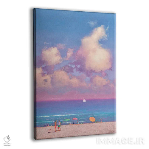 تابلو دکوراتیو خاطرات تابستانی از دریا اثر اندریی کووالیک - نمای پرسپکتیو محصول