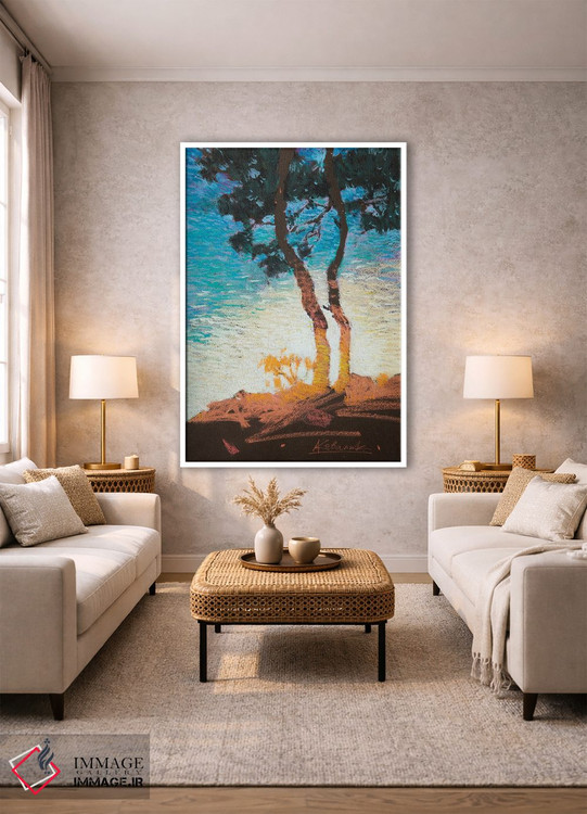 تابلو انتزاعی طرح آفتابی در ترکیه اثر اندریی کووالیک - D1W