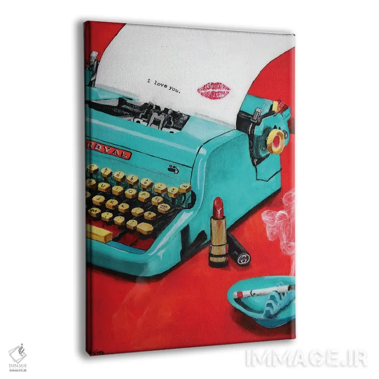 تابلو دکوراتیو برایم بنویس اثر کریستین ووس - نمای پرسپکتیو محصول