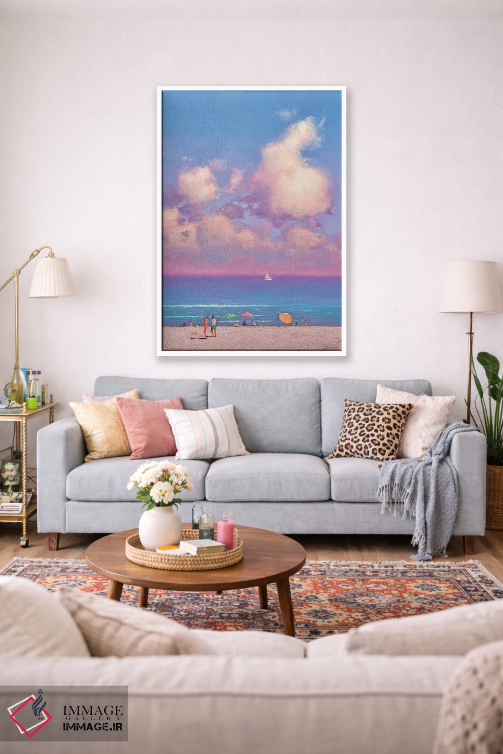 تابلو دکوراتیو خاطرات تابستانی از دریا اثر اندریی کووالیک - D1W