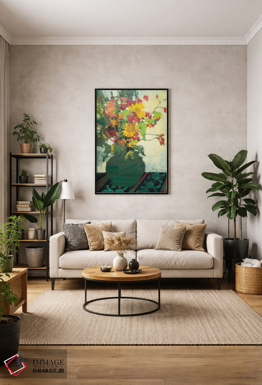 تابلو دکوراتیو گل های پاییزی اثر اندریی کووالیک - D2B