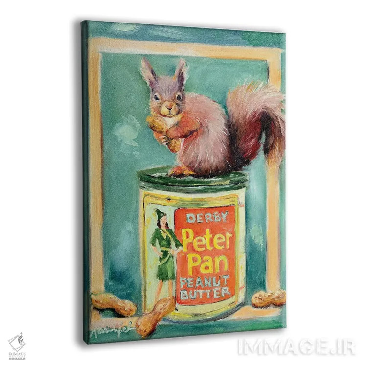 تابلو دکوراتیو عاشق توام اثر کارن وبر - نمای پرسپکتیو محصول