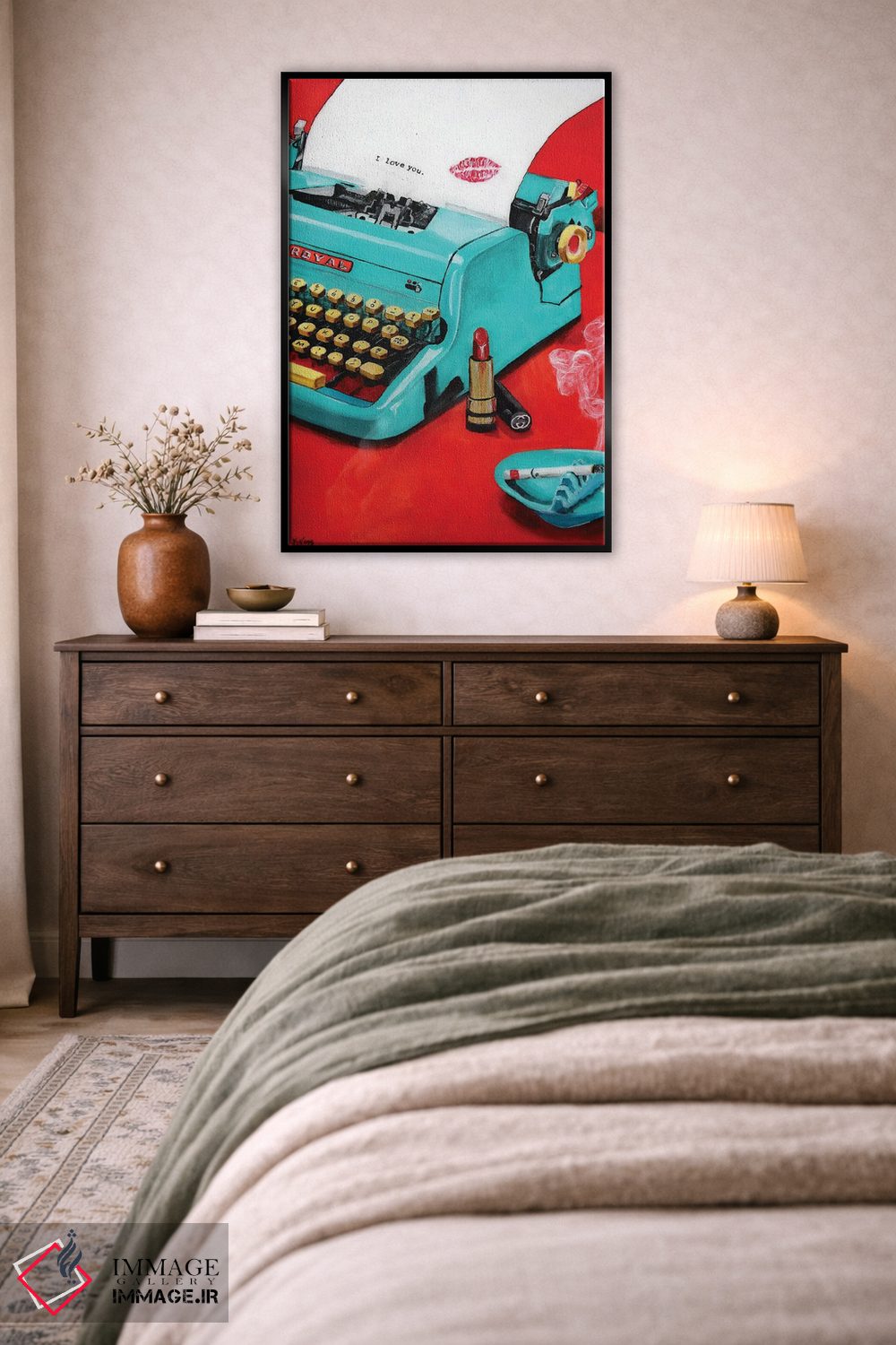 تابلو دکوراتیو برایم بنویس اثر کریستین ووس - D3B