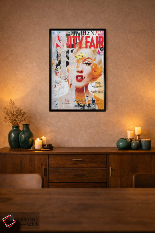 تابلو دکوراتیو مرلین مونرو ونتی فر اثر کارین ورمیر - D2B