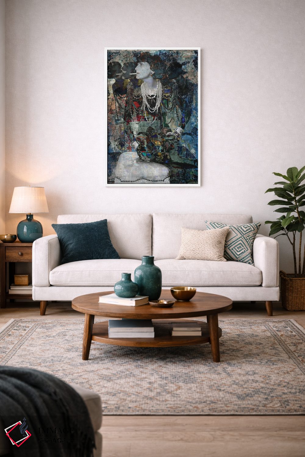 تابلو دکوراتیو کوکو شنل اثر کارین ورمیر - D2W