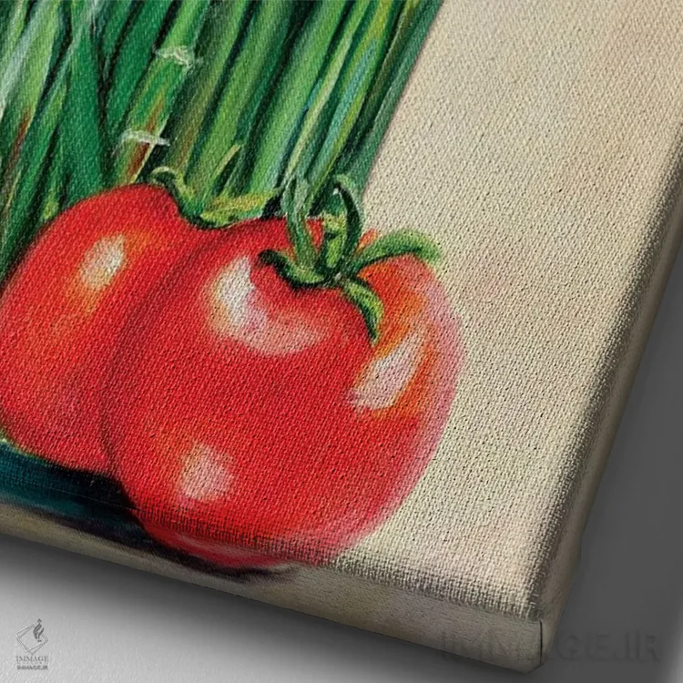 تابلو دکوراتیو آقای پیکل شگفت انگیز اثر کارن وبر - نمای نزدیک بافت بوم