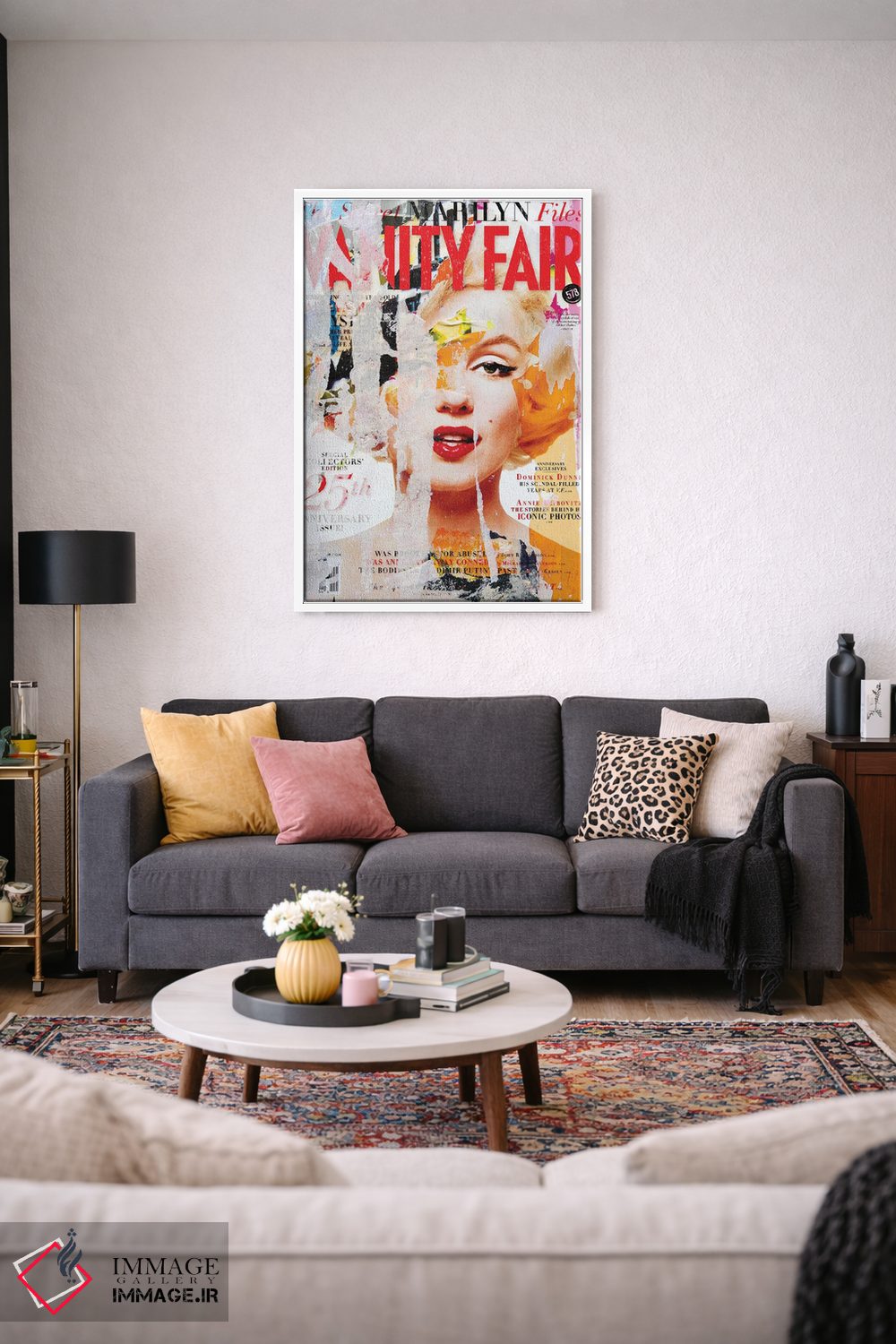 تابلو دکوراتیو مرلین مونرو ونتی فر اثر کارین ورمیر - D3W