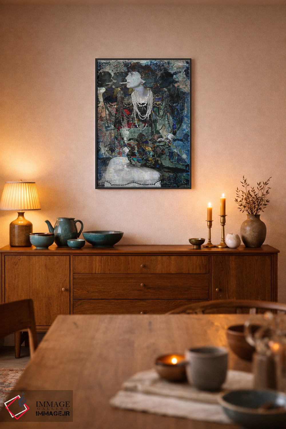 تابلو دکوراتیو کوکو شنل اثر کارین ورمیر - D6B