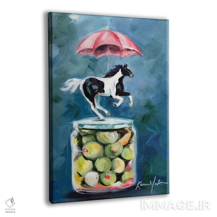 تابلو دکوراتیو دستیابی به برتری اثر کارن وبر - نمای پرسپکتیو محصول