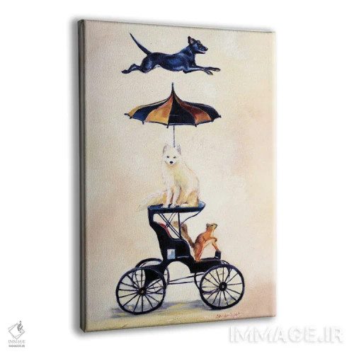 تابلو دکوراتیو راندن رویاهایم اثر کارن وبر - نمای پرسپکتیو محصول