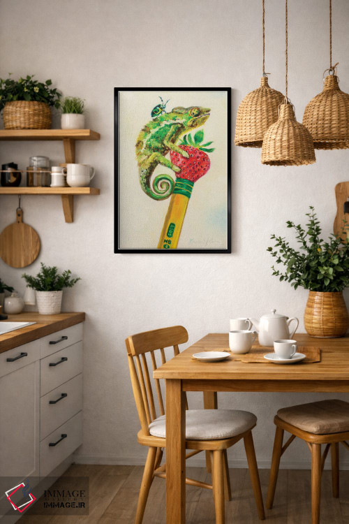 تابلو دکوراتیو تیکون دریگوانا اثر کارن وبر - D6B