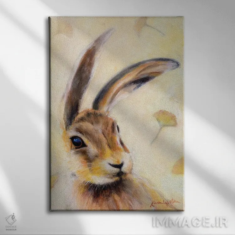 تابلو دکوراتیو جک جینکو اثر کارن وبر - نمای روبهرو روی دیوار