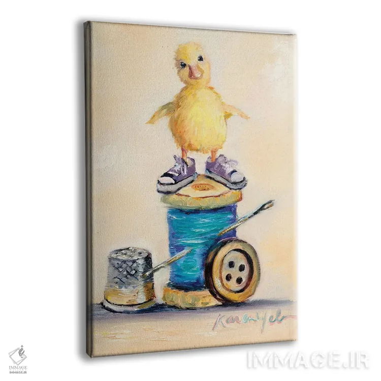 تابلو دکوراتیو تصورات شیرین اثر کارن وبر - نمای پرسپکتیو محصول