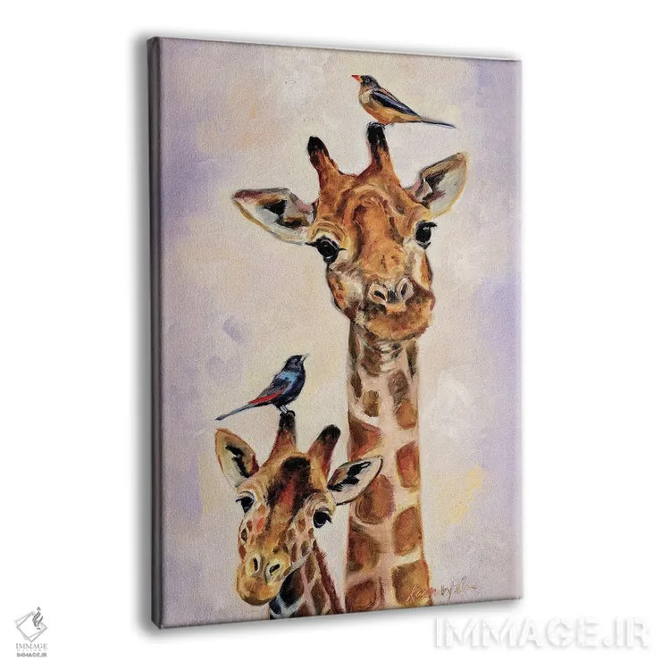 تابلو دکوراتیو گریس و دریما اثر کارن وبر - نمای پرسپکتیو محصول