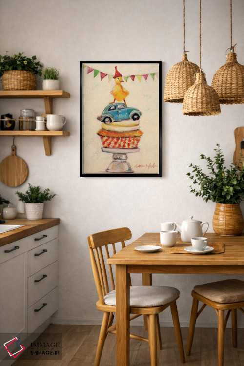 تابلو دکوراتیو مهمانی مورد علاقه من اثر کارن وبر - D6B