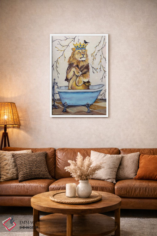 تابلو دکوراتیو شستشو مثل شیر اثر کارن وبر - D1W