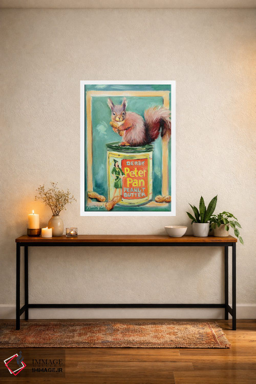 تابلو دکوراتیو عاشق توام اثر کارن وبر - D4W