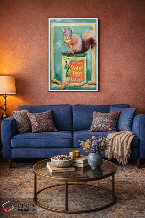 تابلو دکوراتیو عاشق توام اثر کارن وبر - D3W