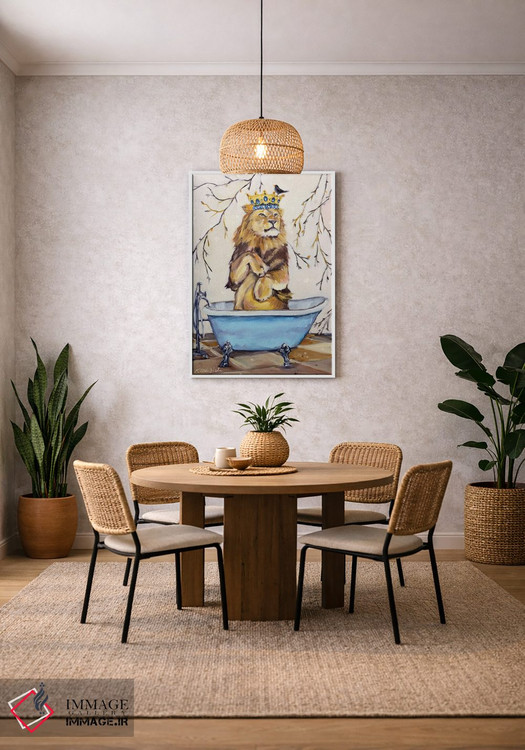 تابلو دکوراتیو شستشو مثل شیر اثر کارن وبر - D2W