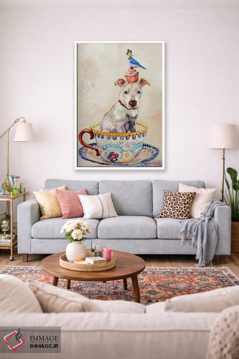 تابلو دکوراتیو مهمانی دلسوزی اثر کارن وبر - D1W