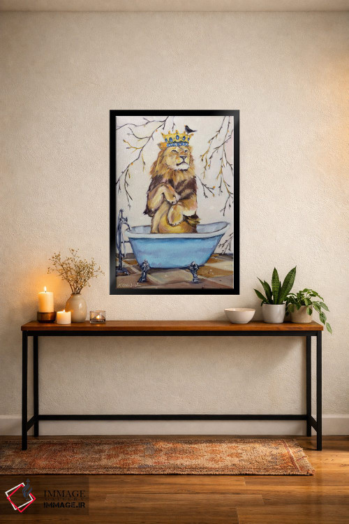تابلو دکوراتیو شستشو مثل شیر اثر کارن وبر - D4B