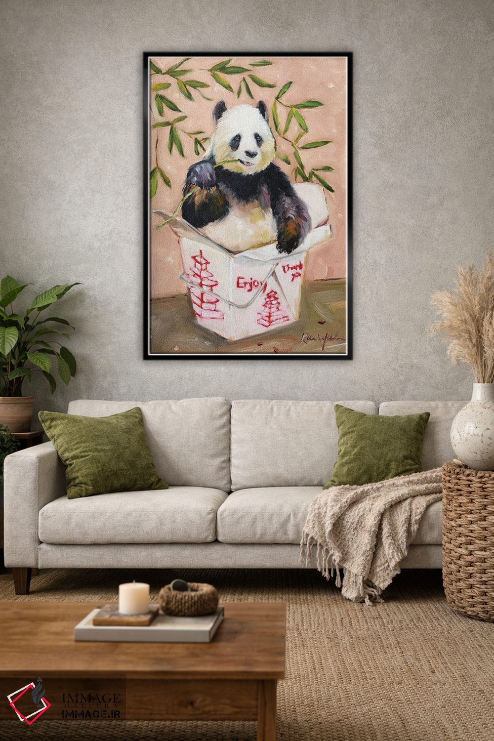 تابلو دکوراتیو لذت ببر اثر کارن وبر - D2B