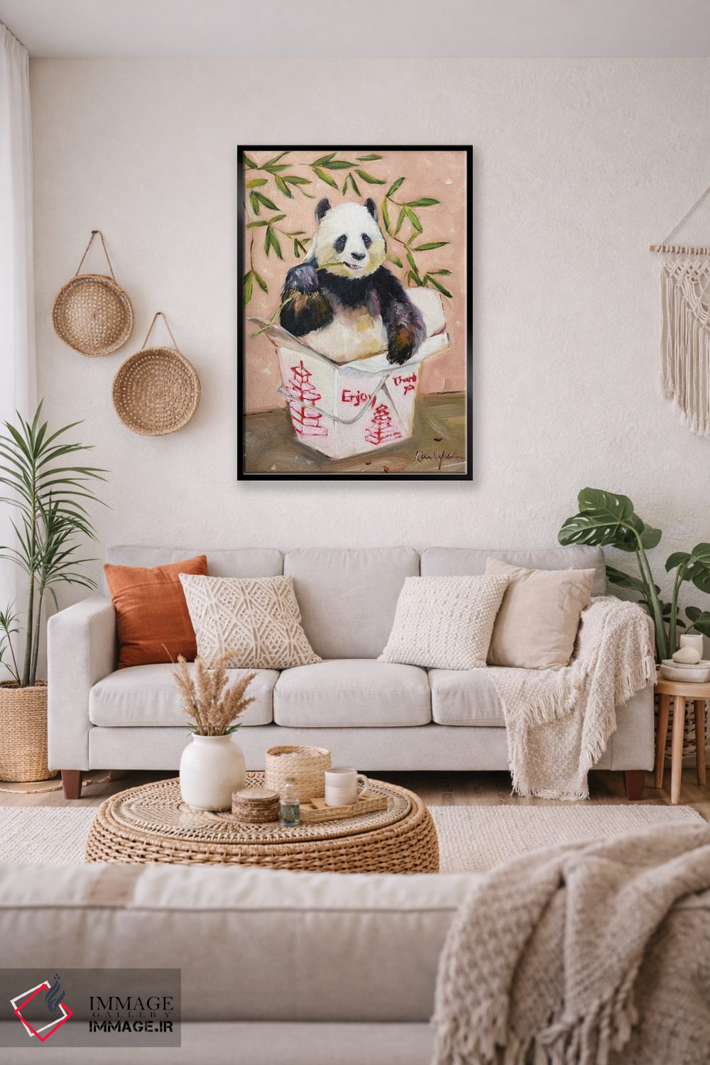 تابلو دکوراتیو لذت ببر اثر کارن وبر - D4B