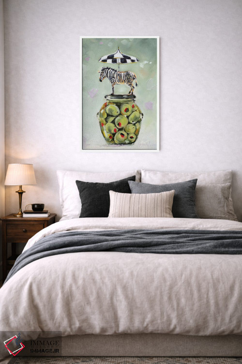 تابلو دکوراتیو راه راه و خال خالی اثر کارن وبر - D5W