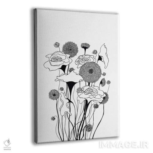 تابلو مینیمال دسته وحشی ۳ اثر کیلیگ وولد - نمای پرسپکتیو محصول