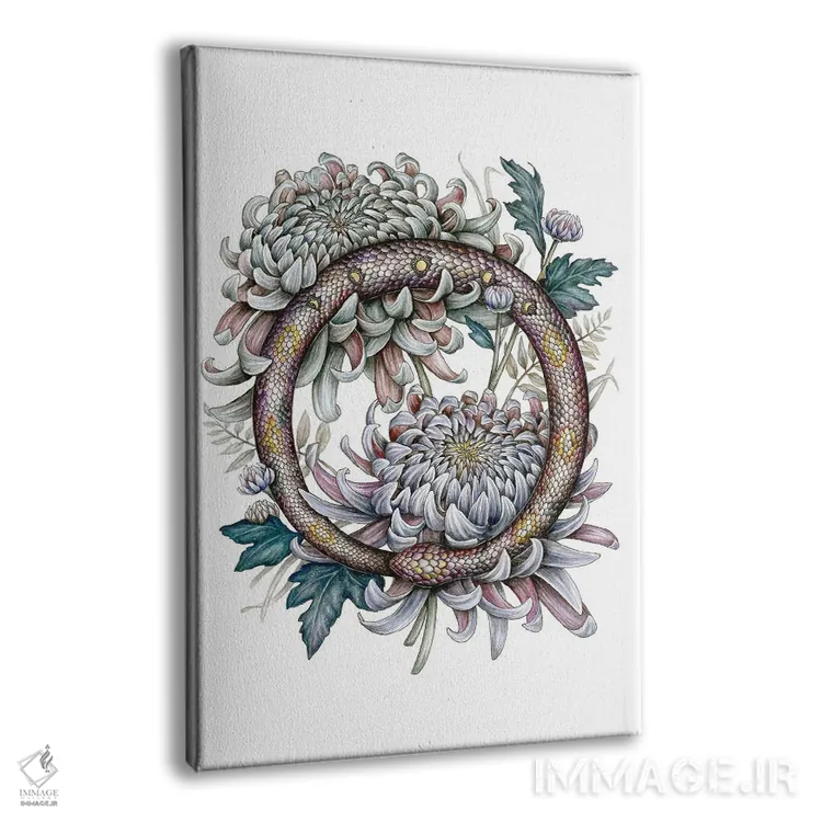 تابلو دکوراتیو اوروبروس اثر کیمرا واچنا - نمای پرسپکتیو محصول