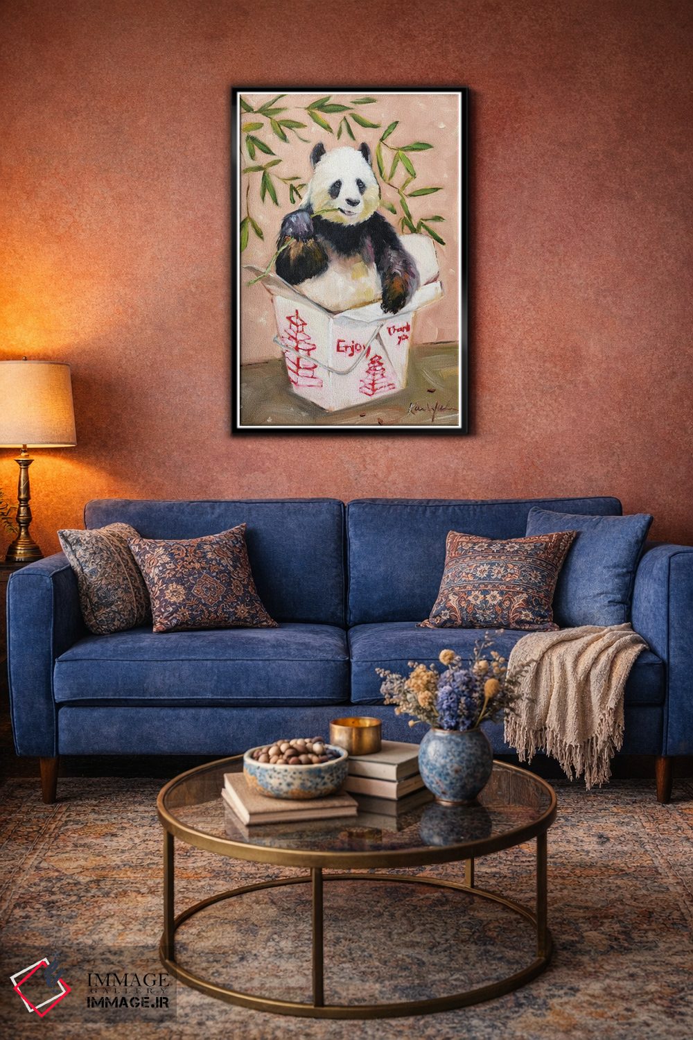 تابلو دکوراتیو لذت ببر اثر کارن وبر - D5B