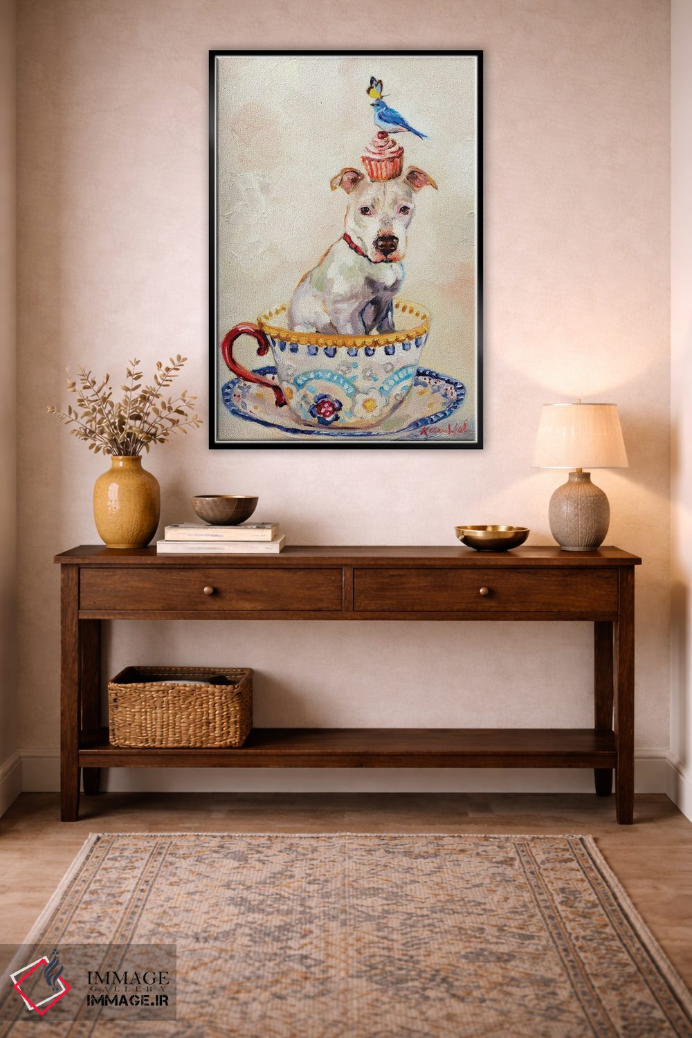 تابلو دکوراتیو مهمانی دلسوزی اثر کارن وبر - D4B