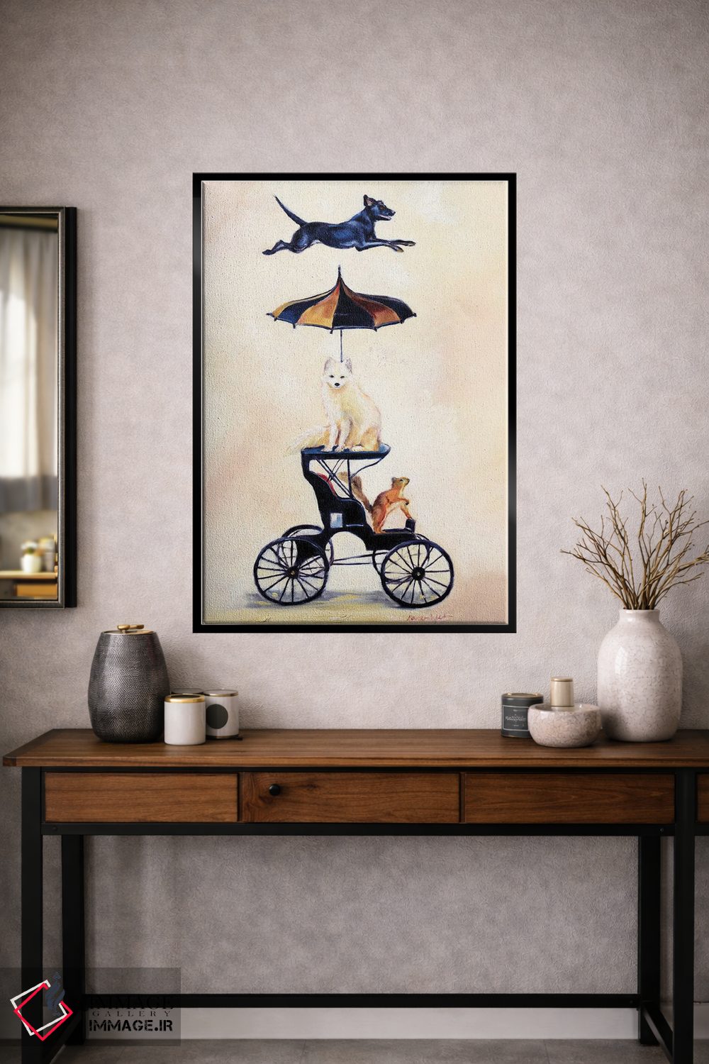 تابلو دکوراتیو راندن رویاهایم اثر کارن وبر - D1B