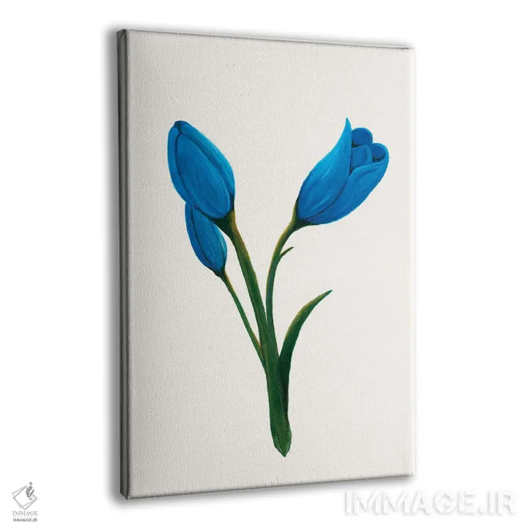 تابلو مینیمال سوسن روز روشن ۱ اثر کیلیگ وولد - نمای پرسپکتیو محصول