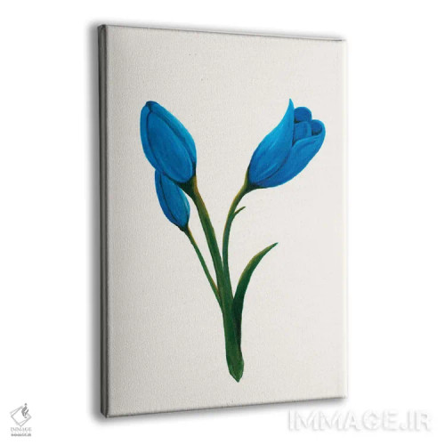 تابلو مینیمال سوسن روز روشن ۱ اثر کیلیگ وولد - نمای پرسپکتیو محصول