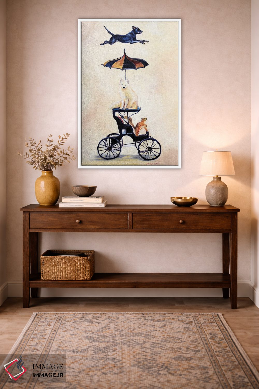 تابلو دکوراتیو راندن رویاهایم اثر کارن وبر - D2W