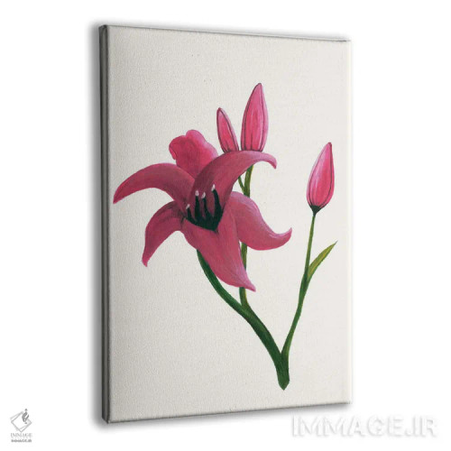 تابلو مینیمال سوسن روز روشن ۲ اثر کیلیگ وولد - نمای پرسپکتیو محصول