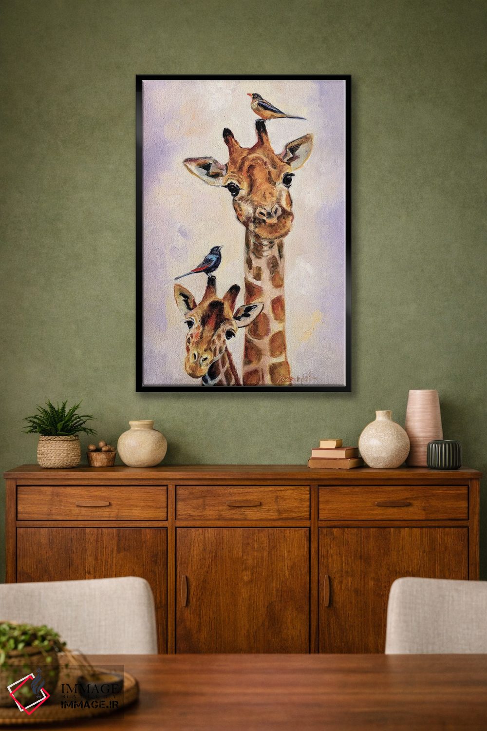 تابلو دکوراتیو گریس و دریما اثر کارن وبر - D1B