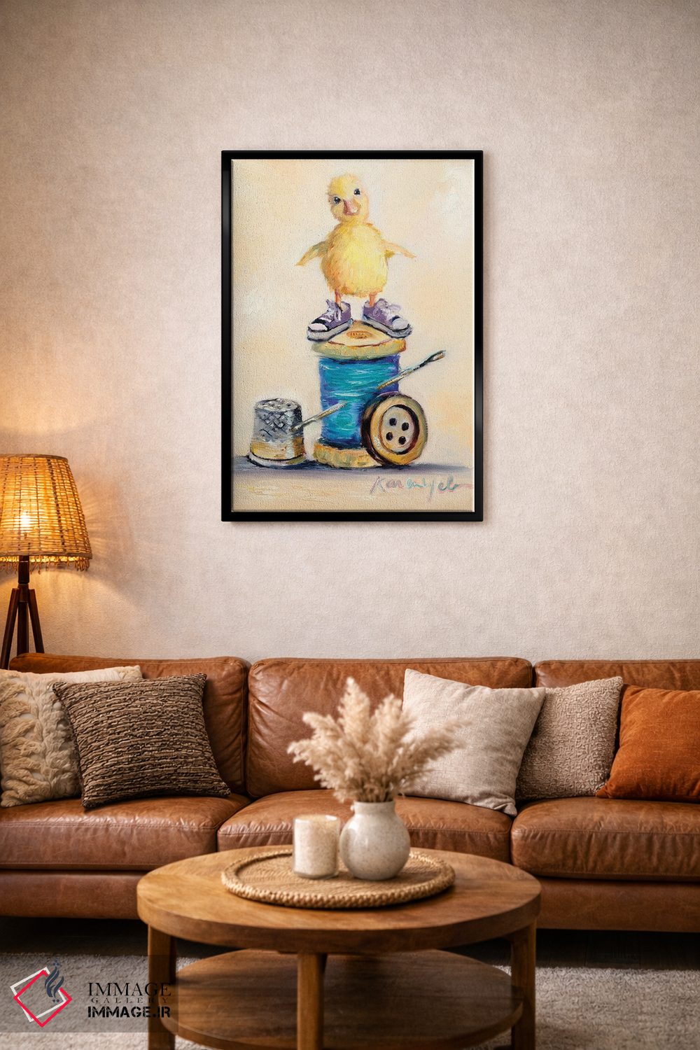 تابلو دکوراتیو تصورات شیرین اثر کارن وبر - D3B