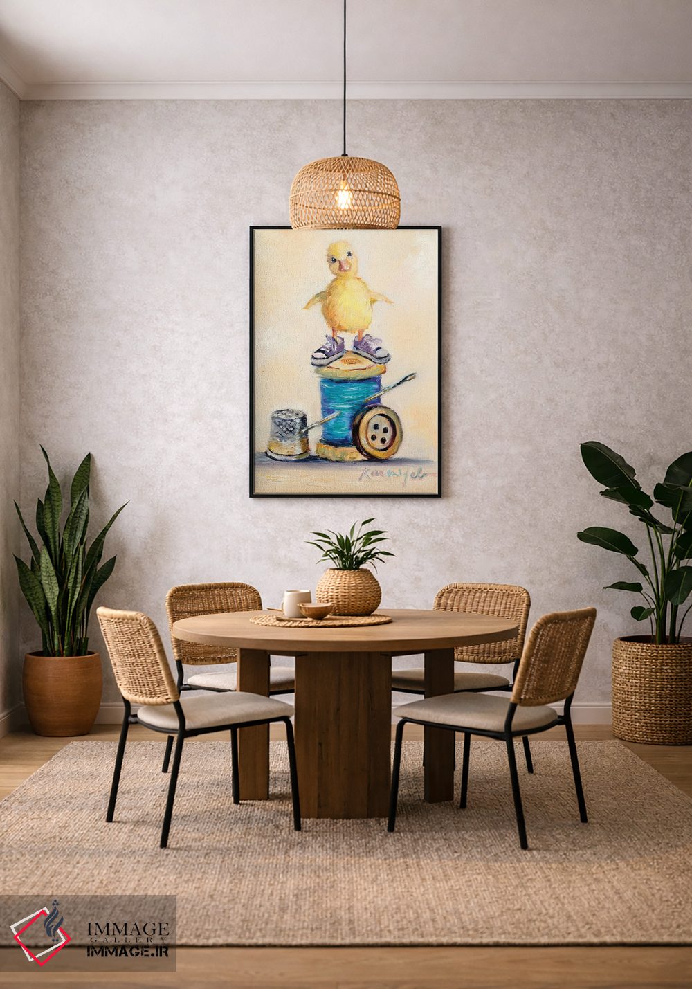 تابلو دکوراتیو تصورات شیرین اثر کارن وبر - D4B