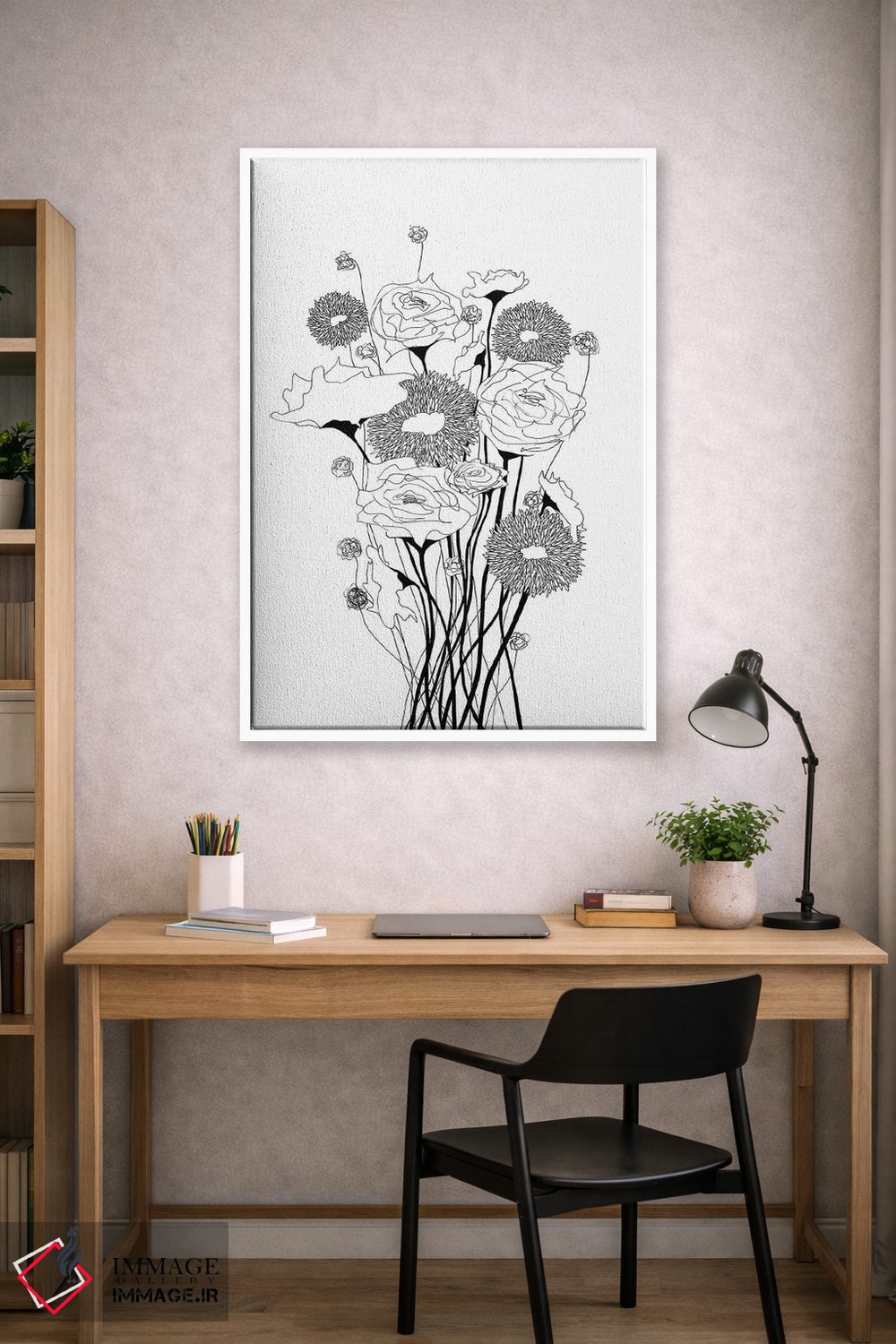 تابلو مینیمال دسته وحشی ۱ اثر کیلیگ وولد - D1W