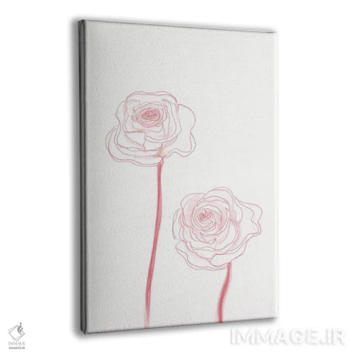 تابلو مینیمال شکوفه های صدتومانی ۳ اثر کیلیگ وولد - نمای پرسپکتیو محصول