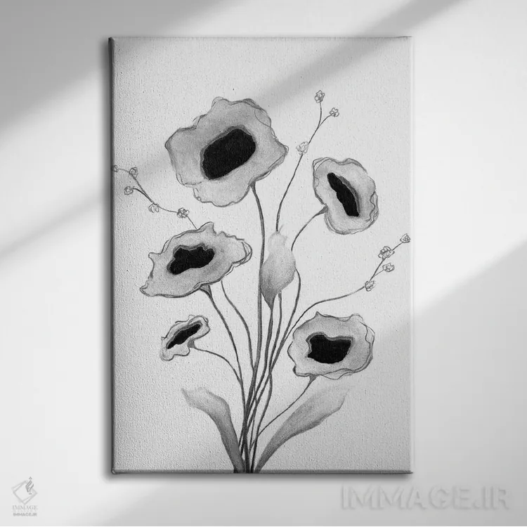 تابلو مینیمال لحظات نرم ۲ اثر کیلیگ وولد - نمای روبهرو روی دیوار