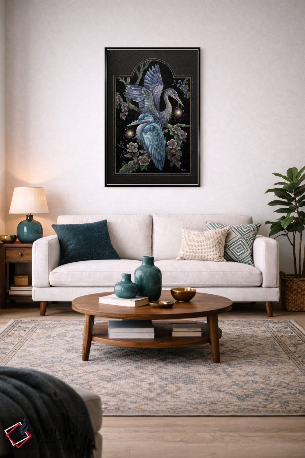 تابلو دکوراتیو حواصیل ها اثر کیمرا واچنا - D3B