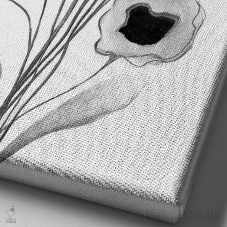 تابلو مینیمال لحظات نرم ۲ اثر کیلیگ وولد - نمای نزدیک بافت بوم