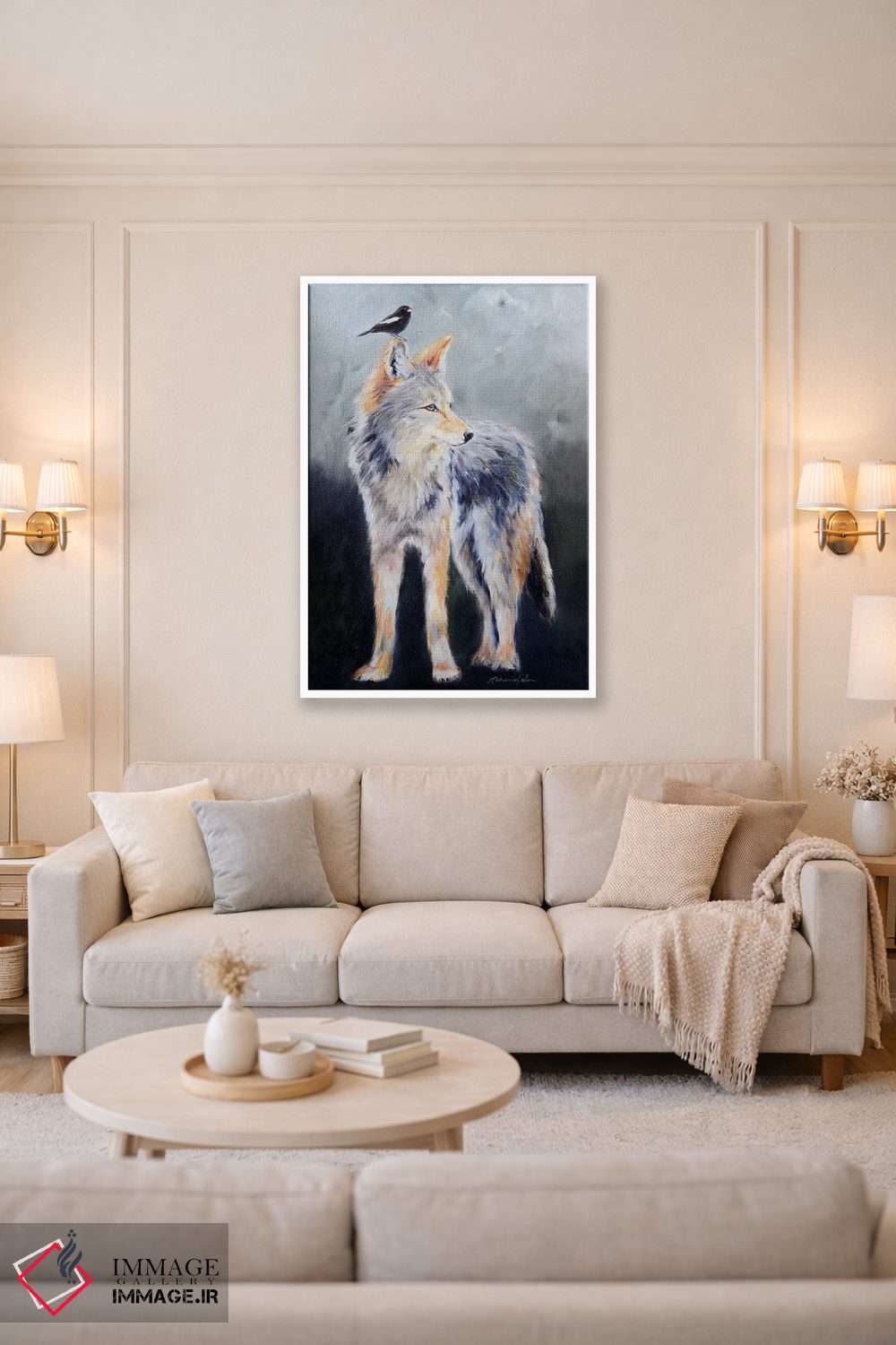 تابلو دکوراتیو روح کایوت اثر کارن وبر - D3W