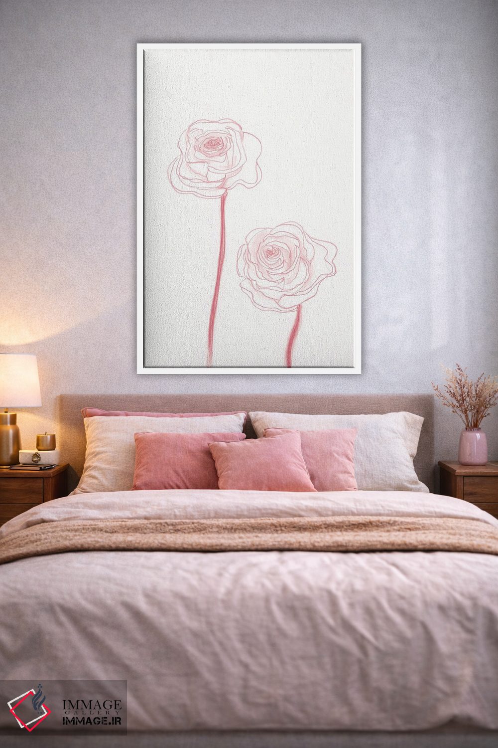 تابلو مینیمال شکوفه های صدتومانی ۳ اثر کیلیگ وولد - D1W